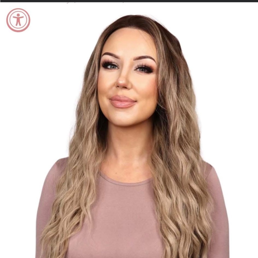 Chelsey smith crowns Becky dark blonde blend synthetic wig